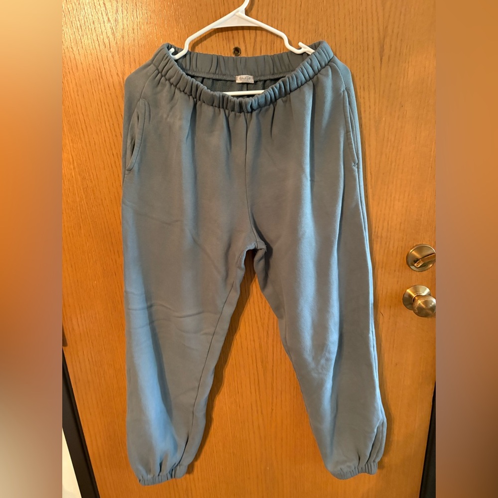 Brandy Melville Slate Blue Jogger Pants